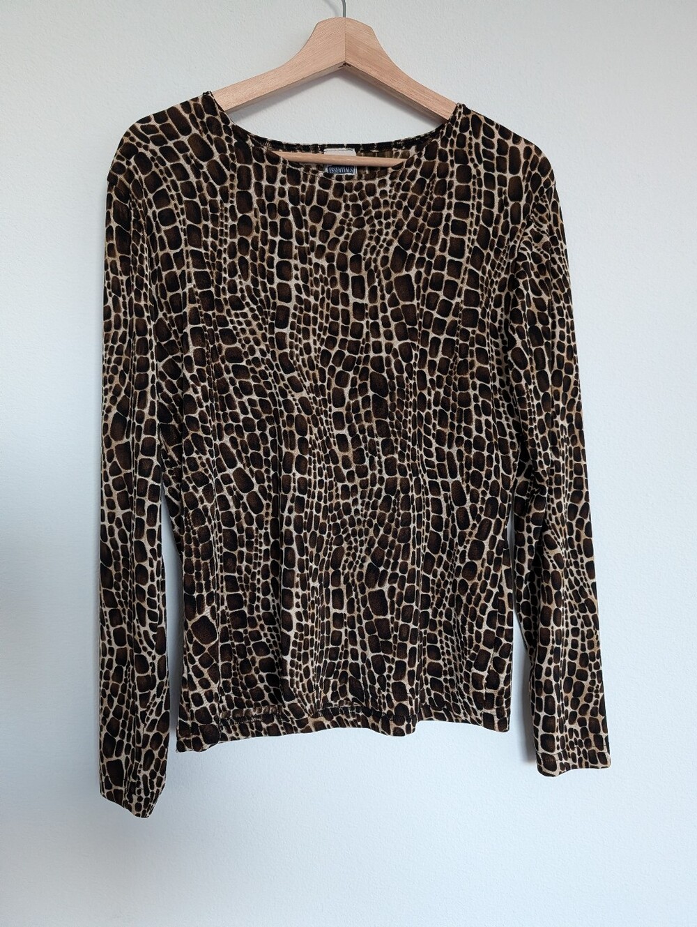 Essentials Vintage Giraffe-Print T-Shirt